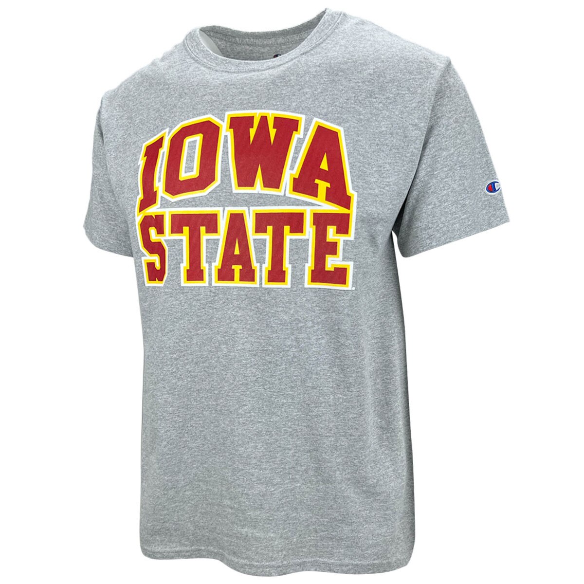 Champion® Iowa State Stacked Gray T-Shirt